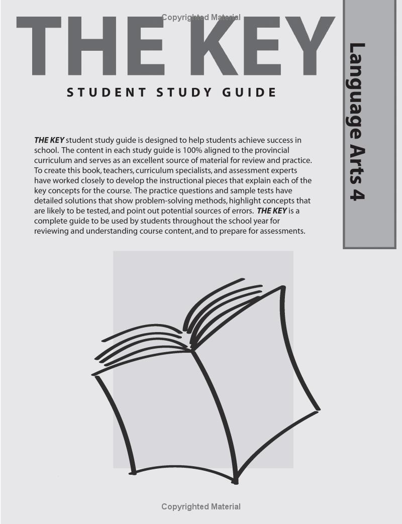 (BC English) Language Arts 4 (The Key Study Guide)(2009 Edition)