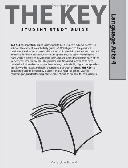 (BC English) Language Arts 4 (The Key Study Guide)(2009 Edition)