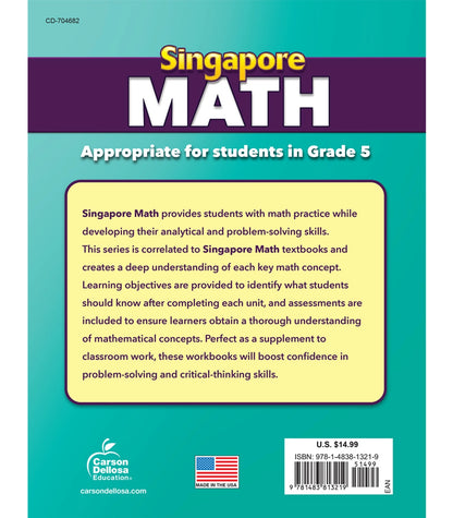 Singapore Math Level 4 A&B (Grade 5)