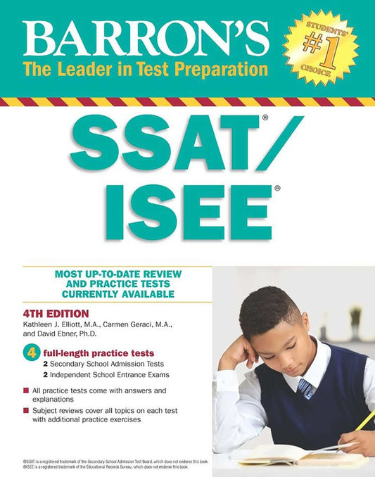 Barron's SSAT/ISEE (4th Edition)