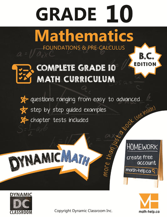 Mathematics (Foundations/PreCalculus) Grade 10