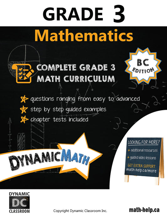 BC Edition Dynamic Math Grade 3