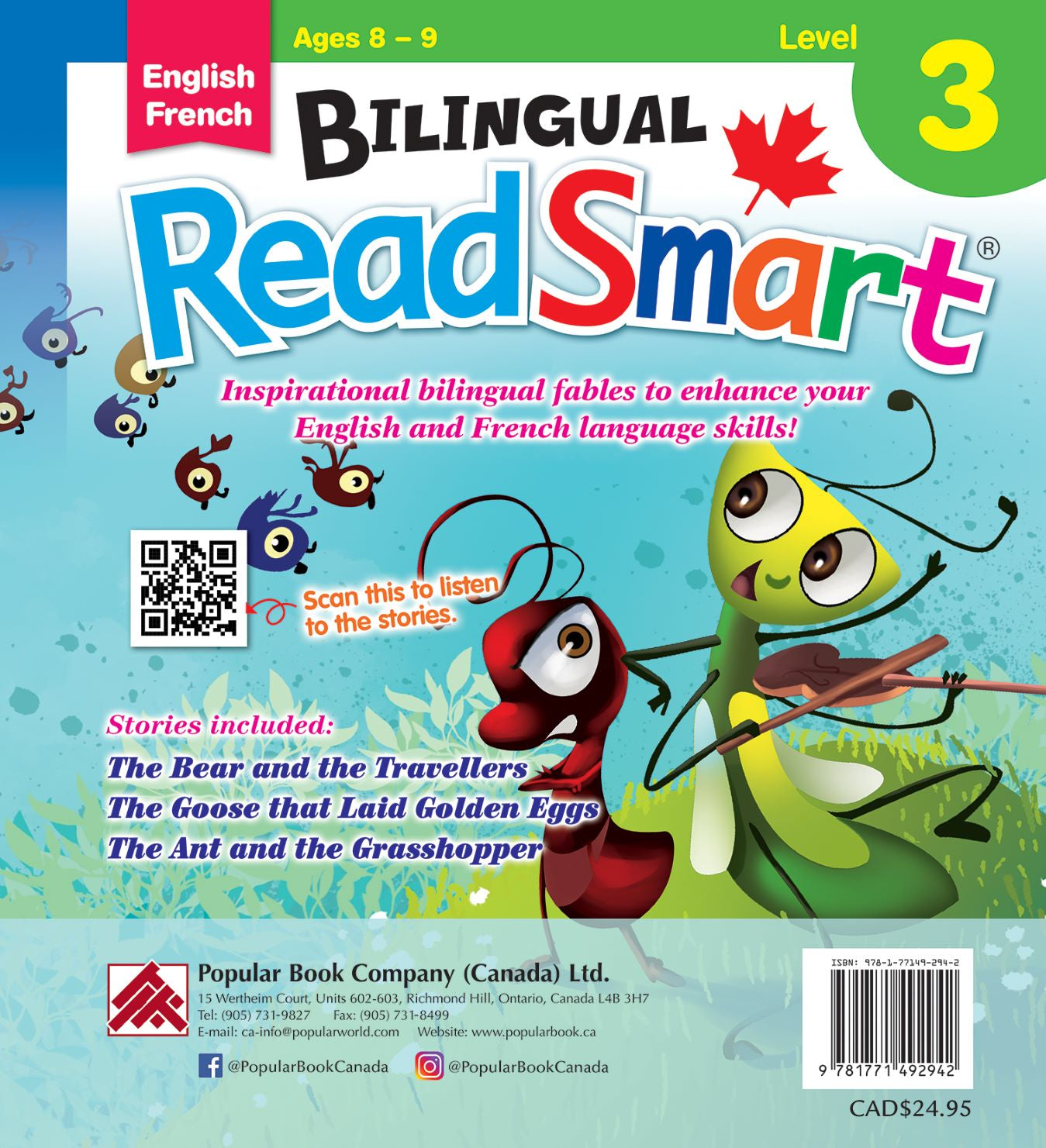(English & French) Bilingual ReadSmart Level 3 (Grades 3-4)