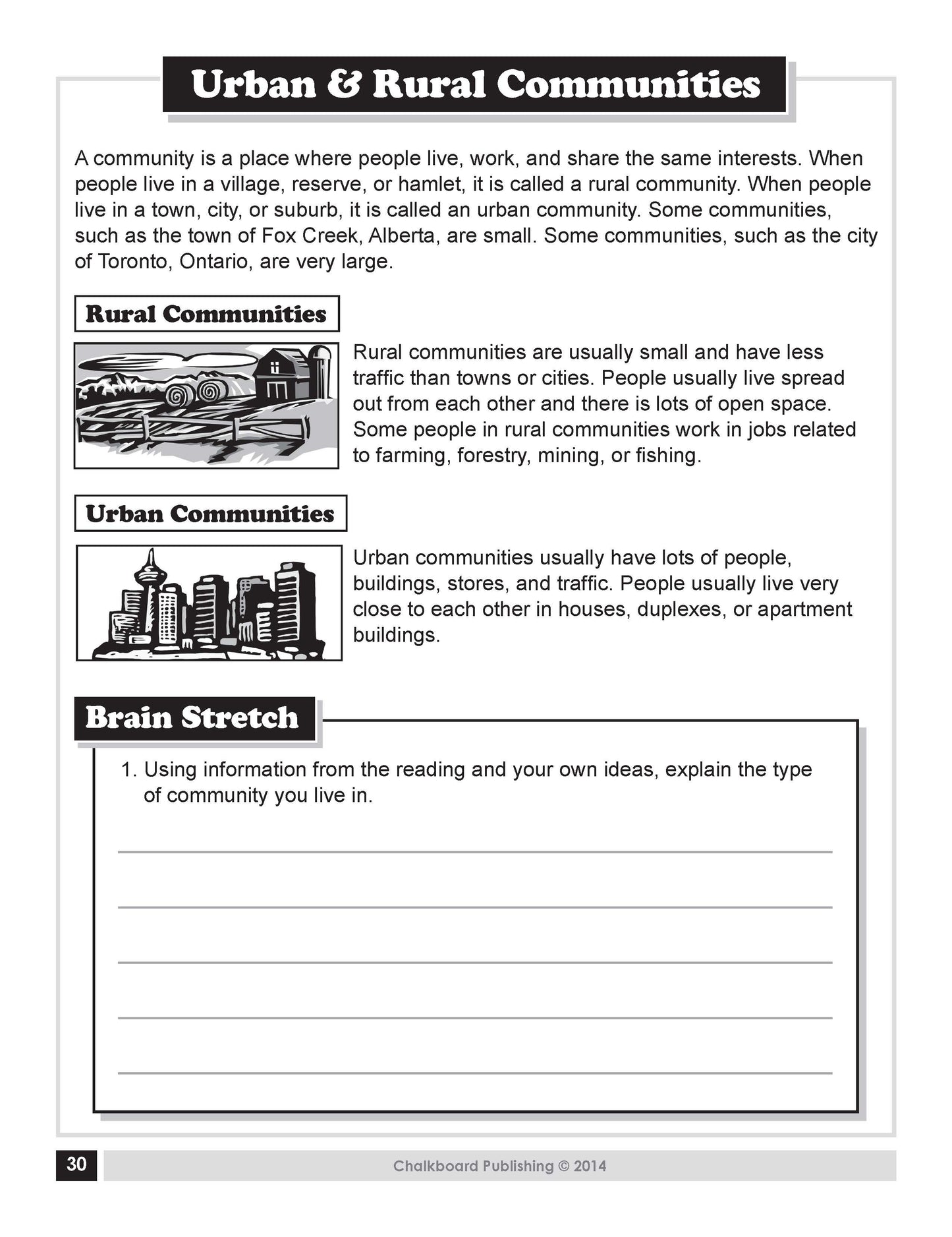 Canadian Geography and Mapping Sills (Grades 3-5)