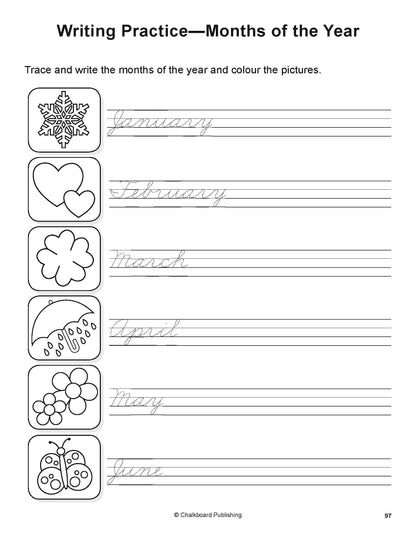 Canadian Daily Cursive Writing Practice (Grades 2 - 4)