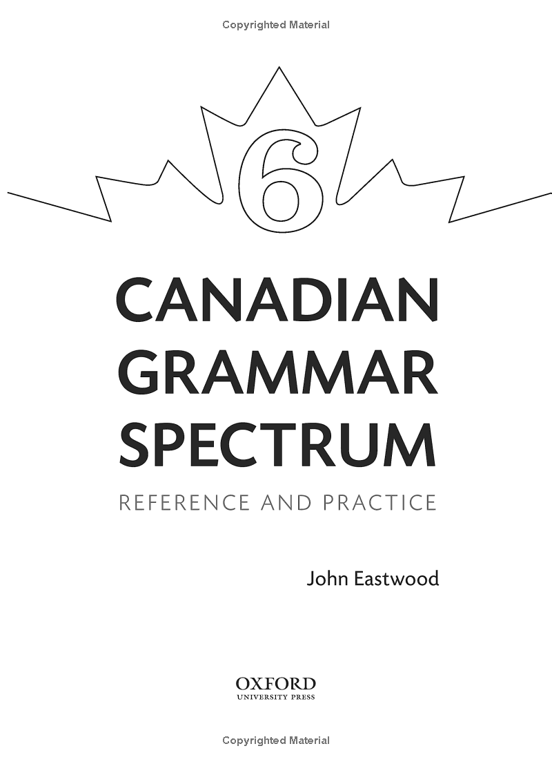 Canadian Grammar Spectrum 6