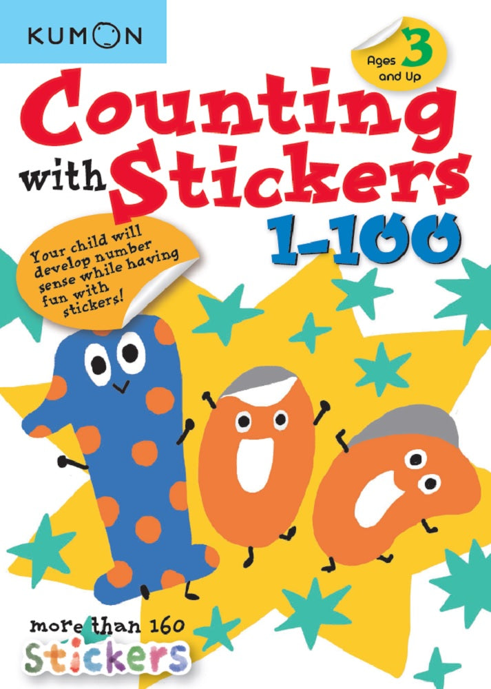 Kumon Counting with Stickers 1-100 (Ages 3 & UP)
