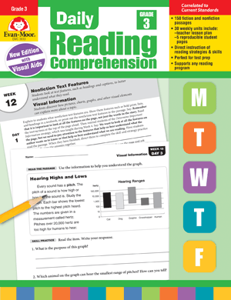 Daily Reading Comprehension, Grade 3 (Teacher Reproducible)