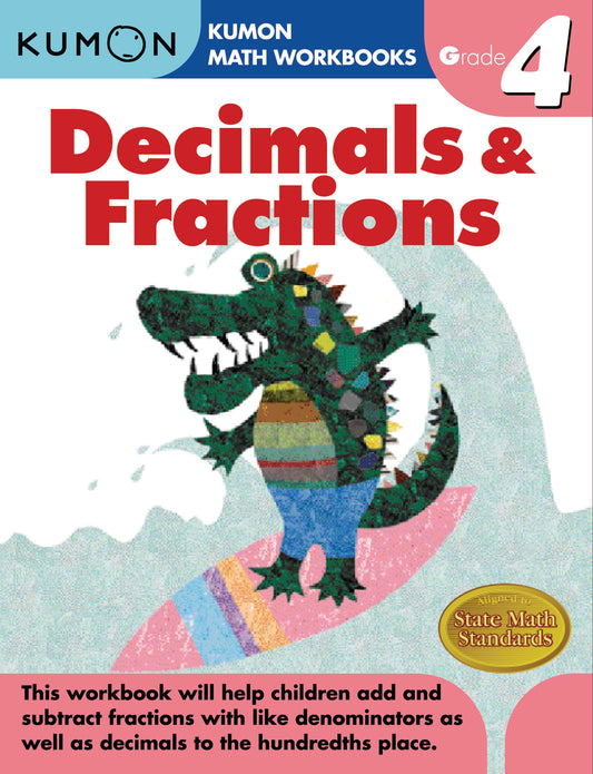 Kumon Decimals & Fractions Grade 4