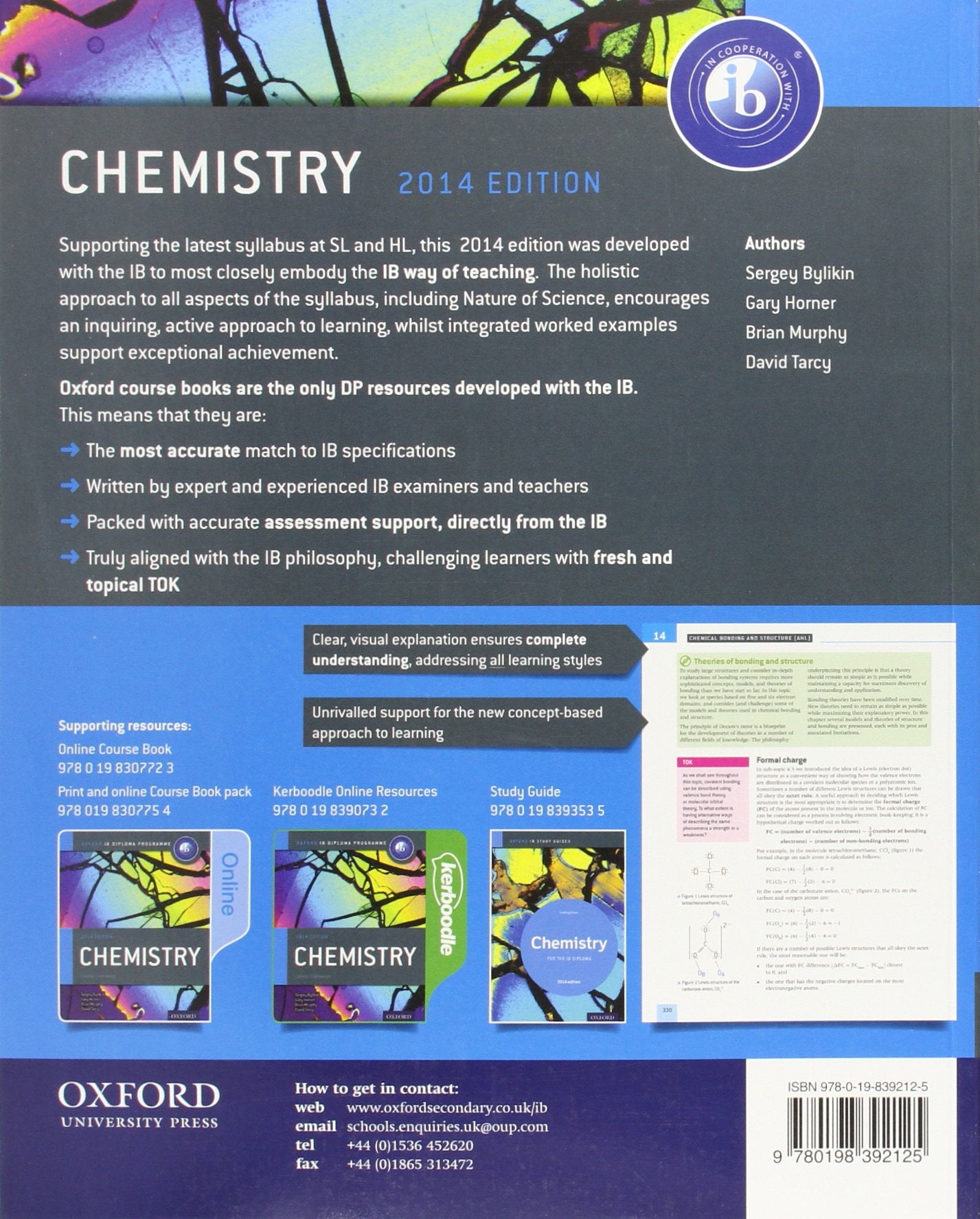 Oxford IB Chemistry, Course Companion