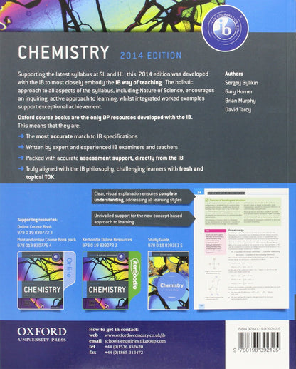 Oxford IB Chemistry, Course Companion