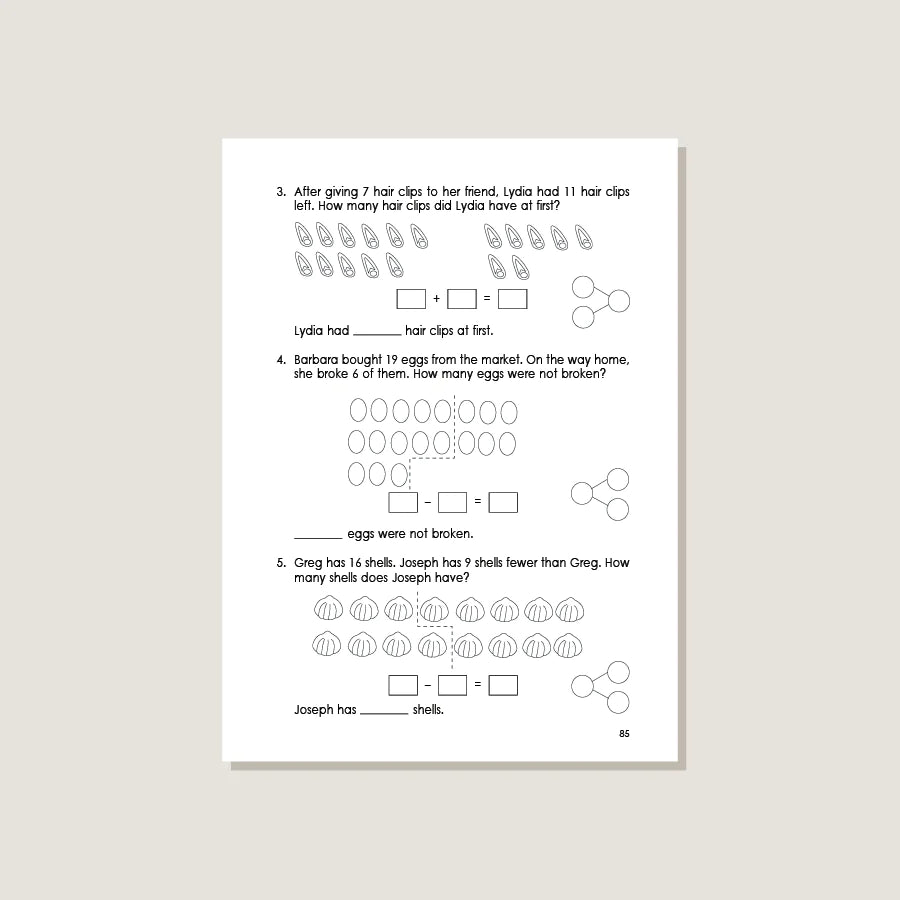 Intense Math Worksheet (Singapore Math) Intensive Practice 1A (Grade 1) – EBS Bookstore ...