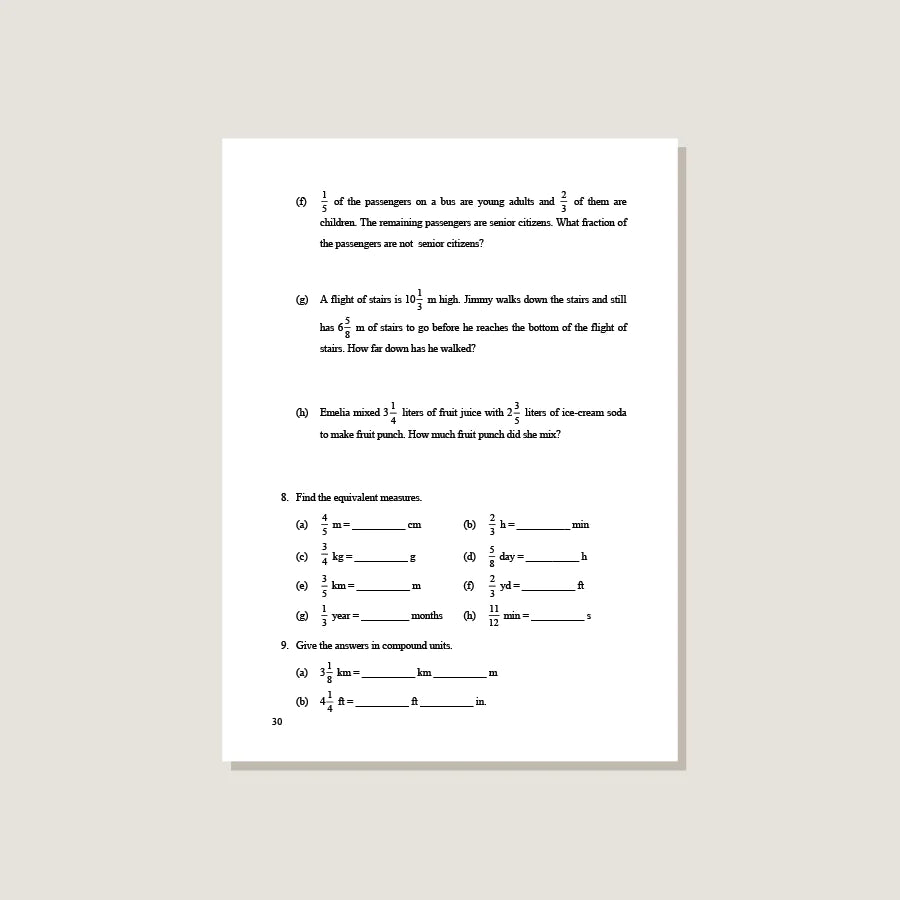(Singapore Math) Intensive Practice 5A (Grade 5)
