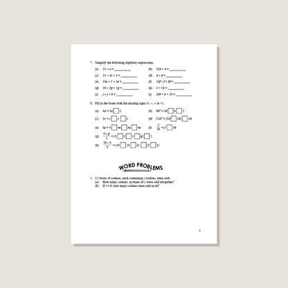 (Singapore Math) Intensive Practice 6A (Grade 6)