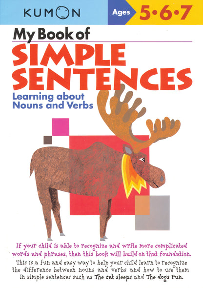 Kumon My Book of Simple Sentences (Ages 5-7)