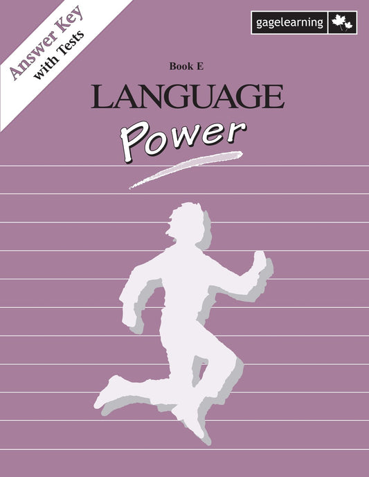 Language Power E (Grade 7) Answer Key