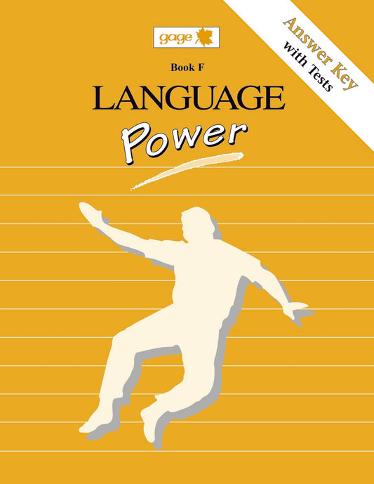 Language Power F (Grade 8) Answer Key