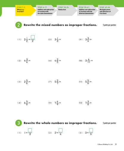 MathBoosters Fractions Grades 4-6