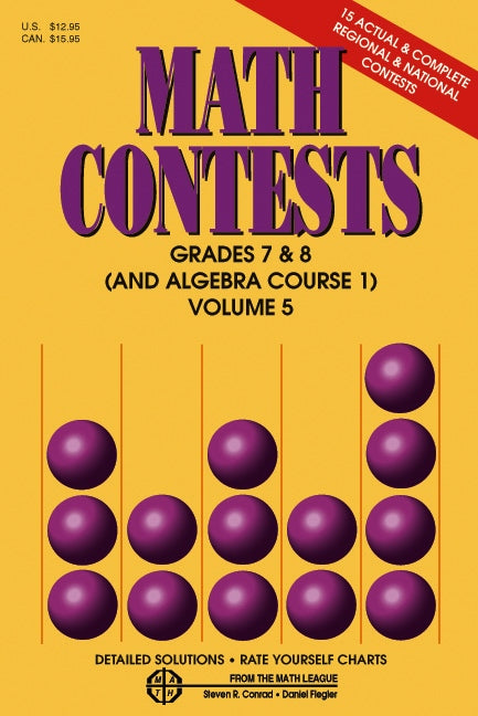 Math Contests, Vol. 5 (Grades 7-8)