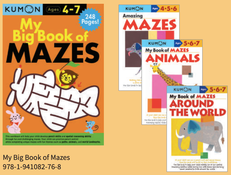 Kumon My Big Book of MAZES (Ages 4-7)