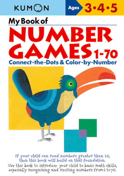 Kumon My Book of Number Games 1-70 (Ages 3-5)