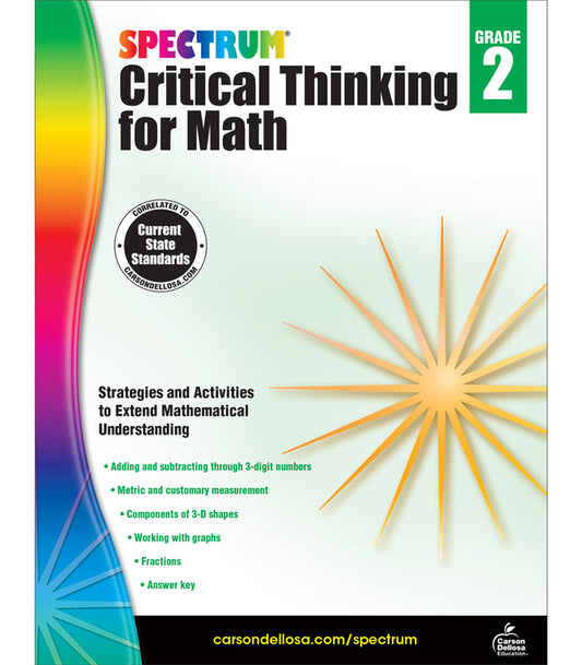 Spectrum Critical Thinking for Math Gr. 2