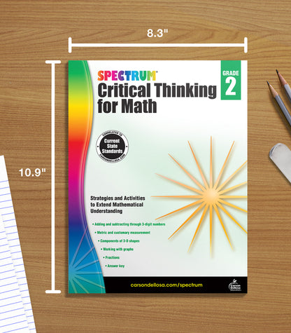 Spectrum Critical Thinking for Math Grade 2