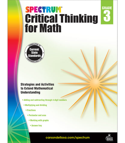 Spectrum Critical Thinking for Math Gr. 3
