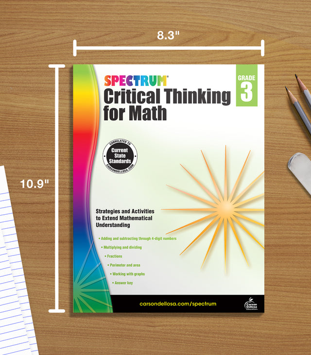 Spectrum Critical Thinking for Math Gr. 3