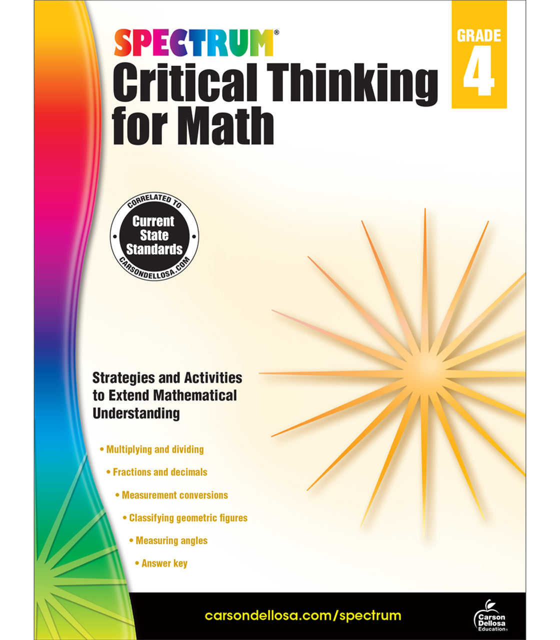 Spectrum Critical Thinking for Math Gr. 4