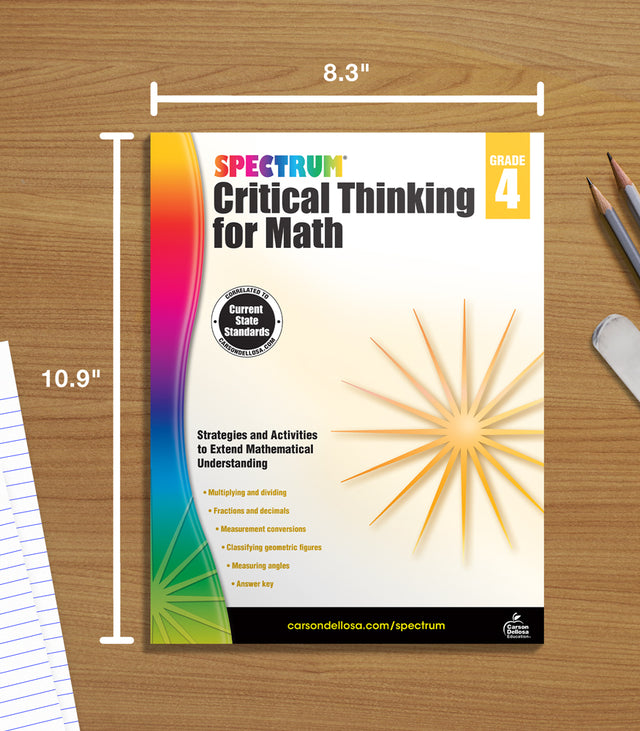 Spectrum Critical Thinking for Math Gr. 4