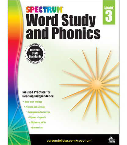 Spectrum Word Study and Phonics Gr. 3