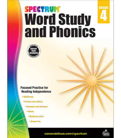 Spectrum Word Study and Phonics Gr. 4