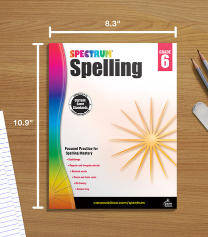 Spectrum Spelling Gr. 6