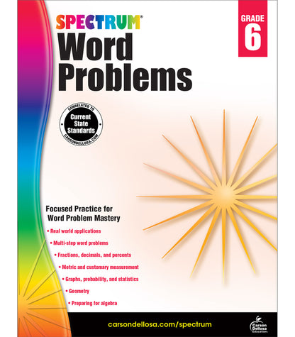 Spectrum Word Problems Gr. 6