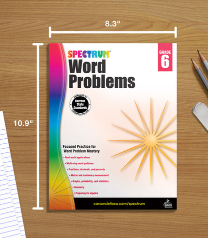 Spectrum Word Problems Gr. 6