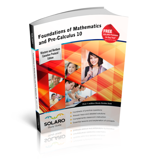 (Final Sale) SOLARO Math/Pre-Calculus Grade 10