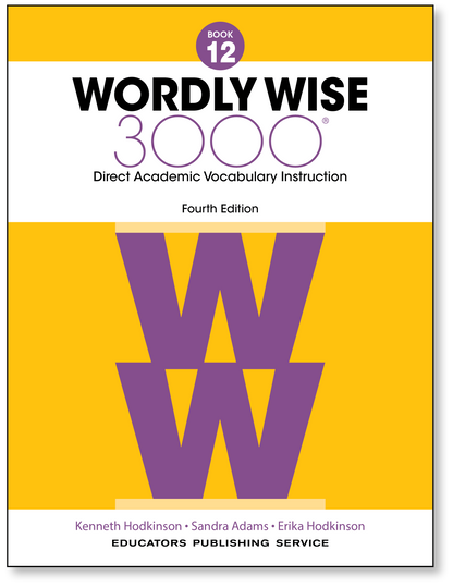 Wordly Wise 3000 Book 12 Student, 4th Edition