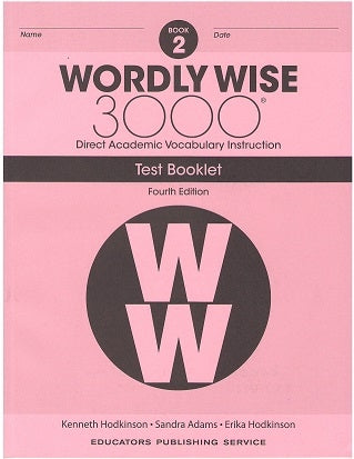 Wordly Wise 3000 (4th Edition) Test Booklet Book 2 (Gr. 2)