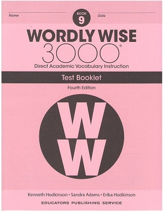Wordly Wise 3000 (4th Edition) Test Booklet Book 9 (Gr. 9)